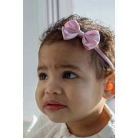 Serre-tête nylon regular mini satin