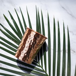 HAMMERED COPPER TUMBLER 300 ML