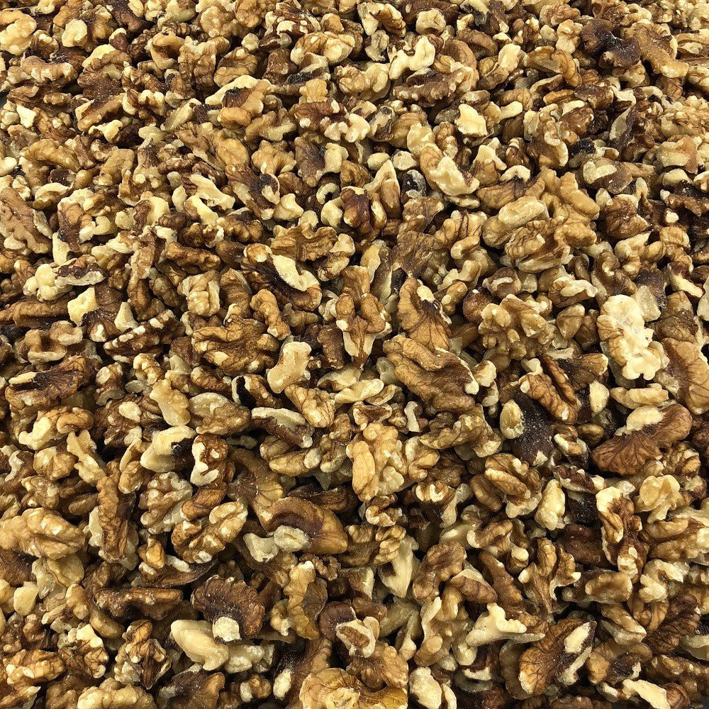 Granos de nueces orgánicas a granel