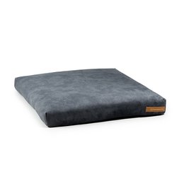 "Otto" black dog bed with orthopaedic mattress