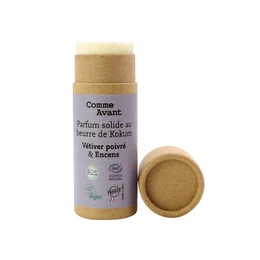 Solid woody perfume with kokum butter