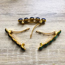 Estelle natural stone barrette