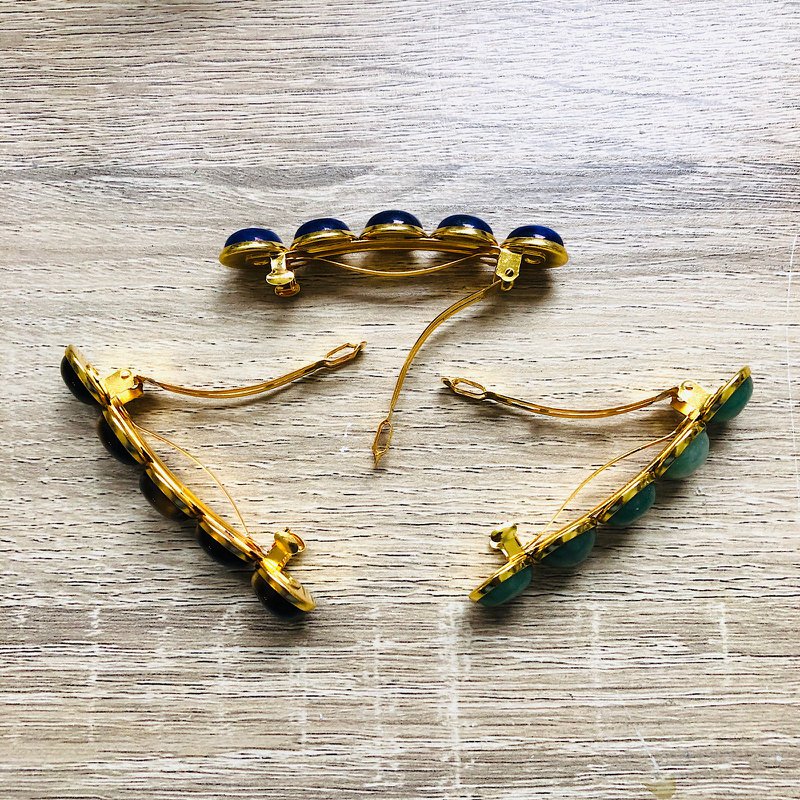 Estelle natural stone barrette