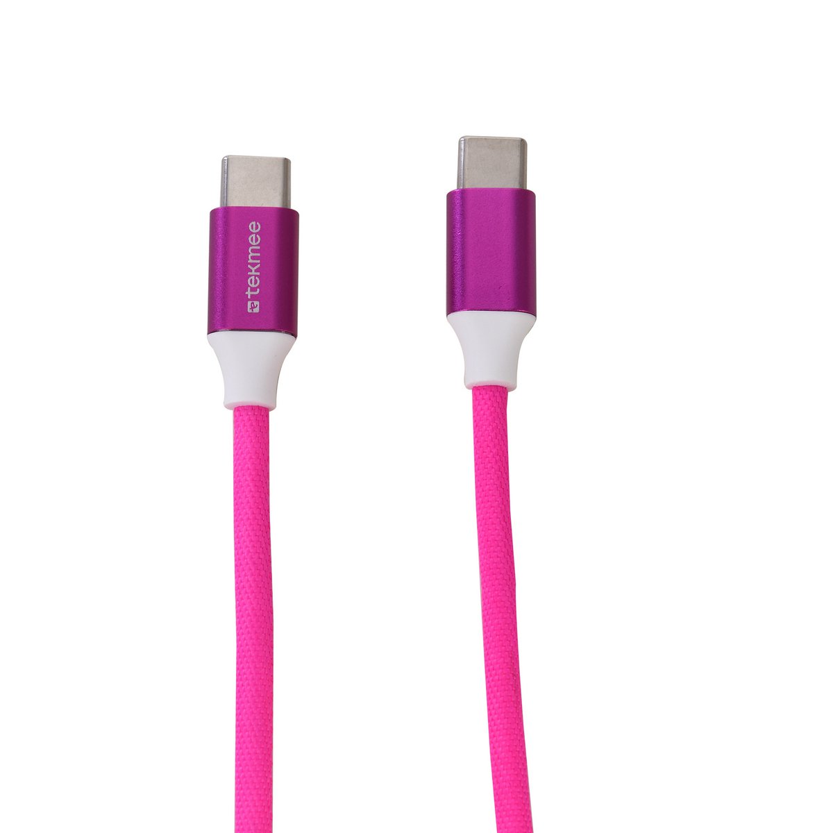 1 meter Type-C/Type-C Rainbow Ladekabel