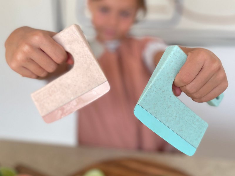 KLYV Cuchillo seguro para niños Aqua.