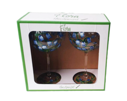 Flora Gin Glass Clocks, 650ml, 2-pack, giftbox