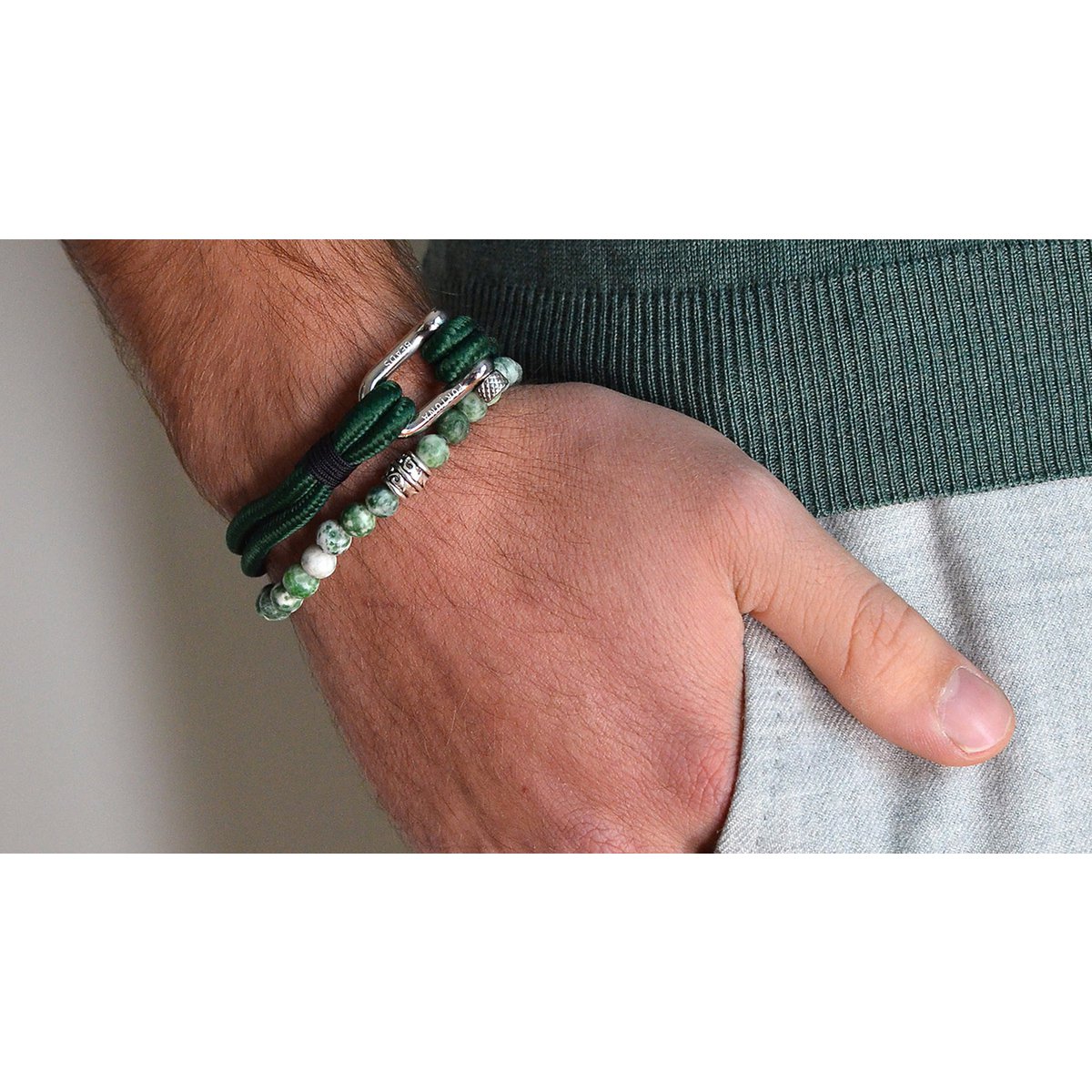 Basic Mat Green Spot Stone