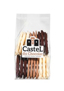 Castel du Chocolat handgespoten krakelingen gemengd