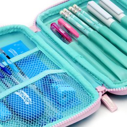 Over The Rainbow Glitter Unicorn Hardtop Pencil Case
