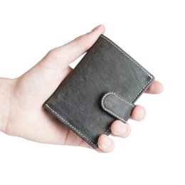 Kortholder læder - Cardprotector - Minipung - Mini pung - I 3 farver - Kreditkortholder