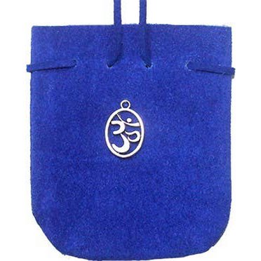 Suede Pouch Cobalt- Oval OM