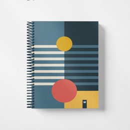 A6 Pocket Farverige Spiral Notesbøger | Linje