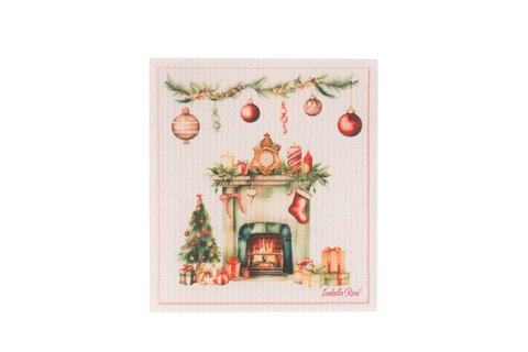 Geschirrtuch Vintage Weihnachten 17x20 cm Isabelle Rose