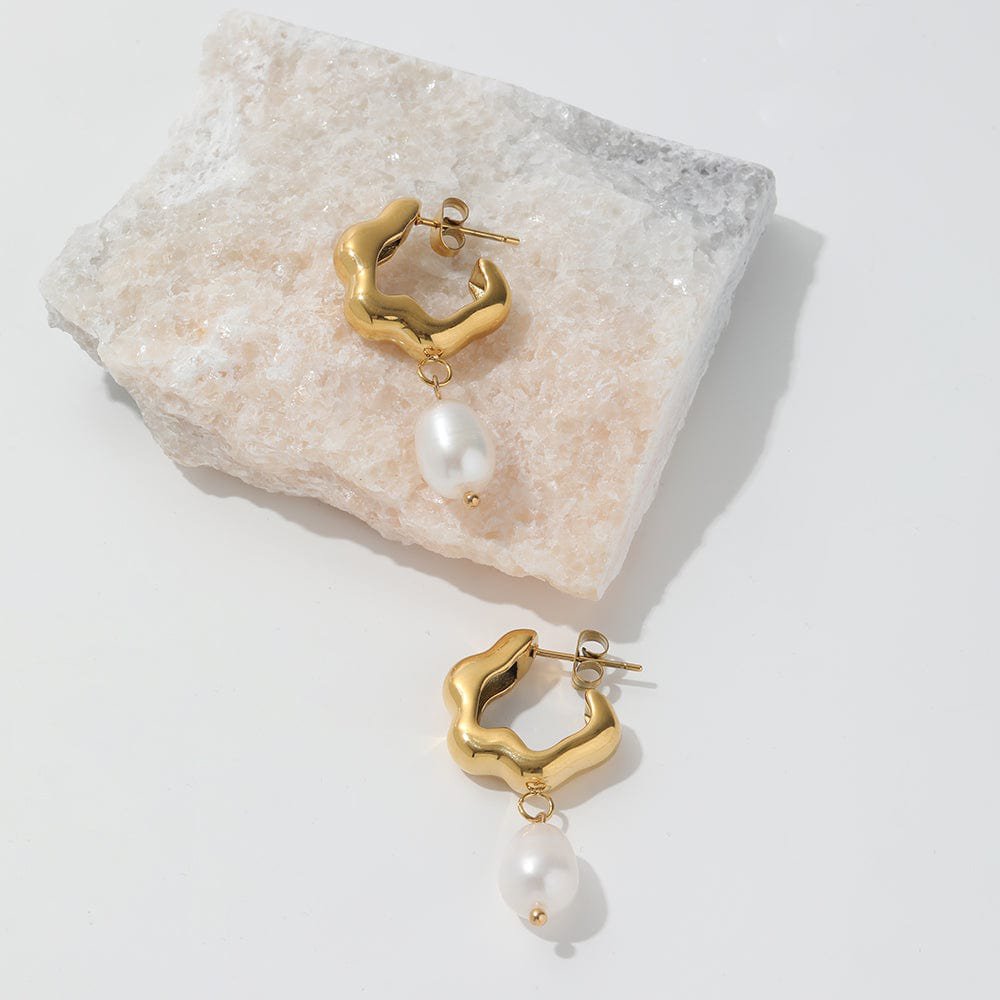 Barretta - Bridal Pearl Earrings