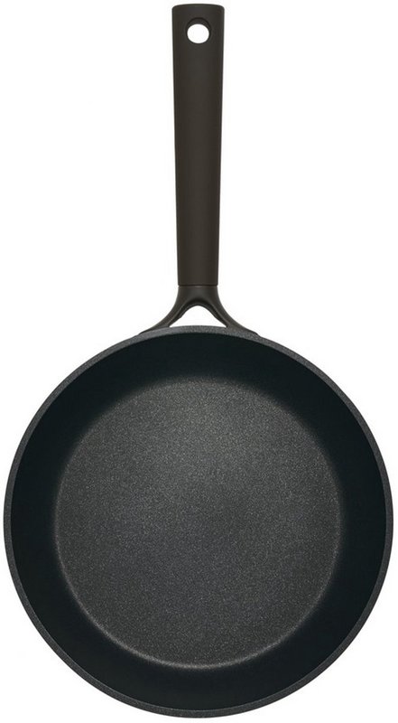 RESTO Padella Ø24 cm Ascella 94009 – Nera – Rivestimento Antiaderente Senza PFAS – Adatta per Induzione e Tutte le Fondi di Calore – Alluminio Riciclato