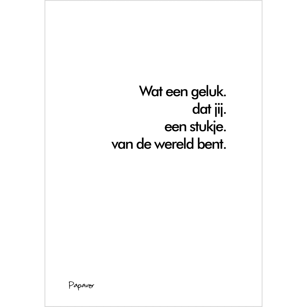Stukje van de wereld