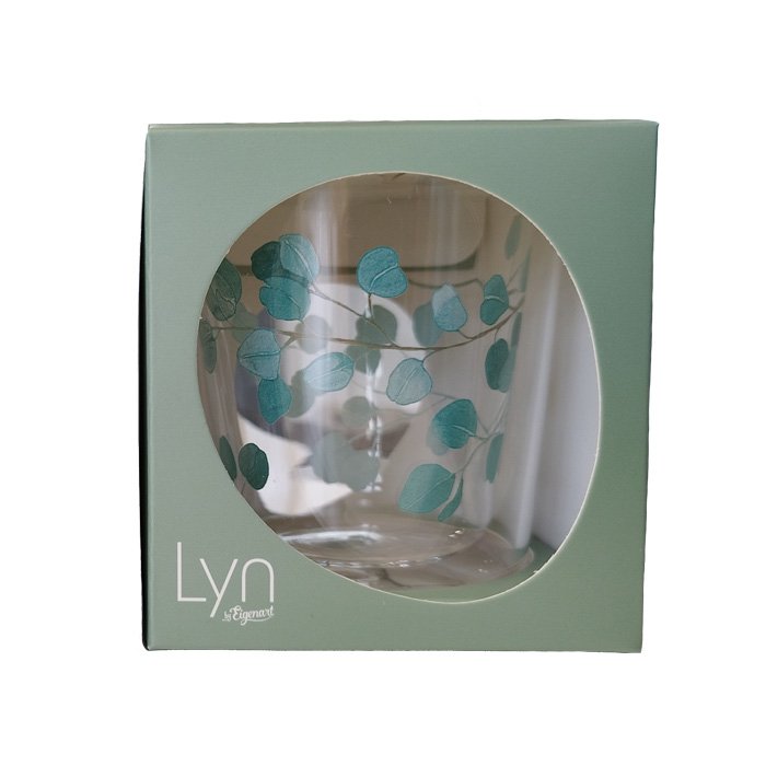 Eigenart Lyn "Eucalyptus" double walled glass, 0.25L, giftbox