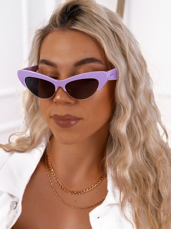 Annakey envidia gafas de sol lila lila
