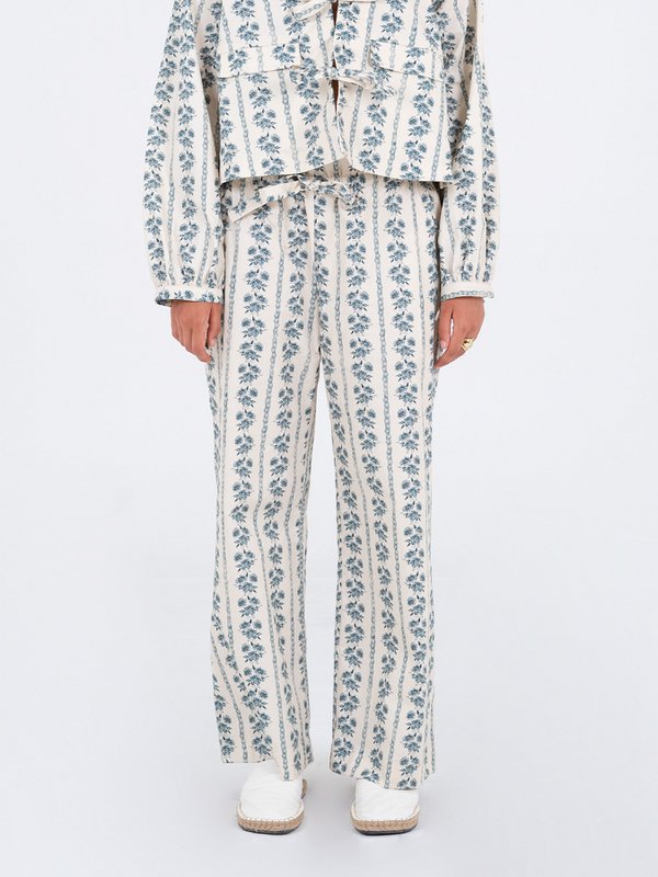 Tribeca Flower Print Pants