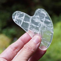 Pack of 11 + 1 Free - Gua Sha Rock Crystal for Face and Body