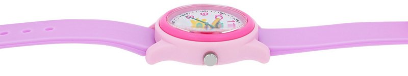 Montre pour enfants Q&Q avec bracelet en silicone, "Fleurs", 10 bar