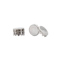  Magnetic soap holder capsule, minimalist design, French-made, round metallic disc, "Chamarrel" and "Fabrique en France" text markings.