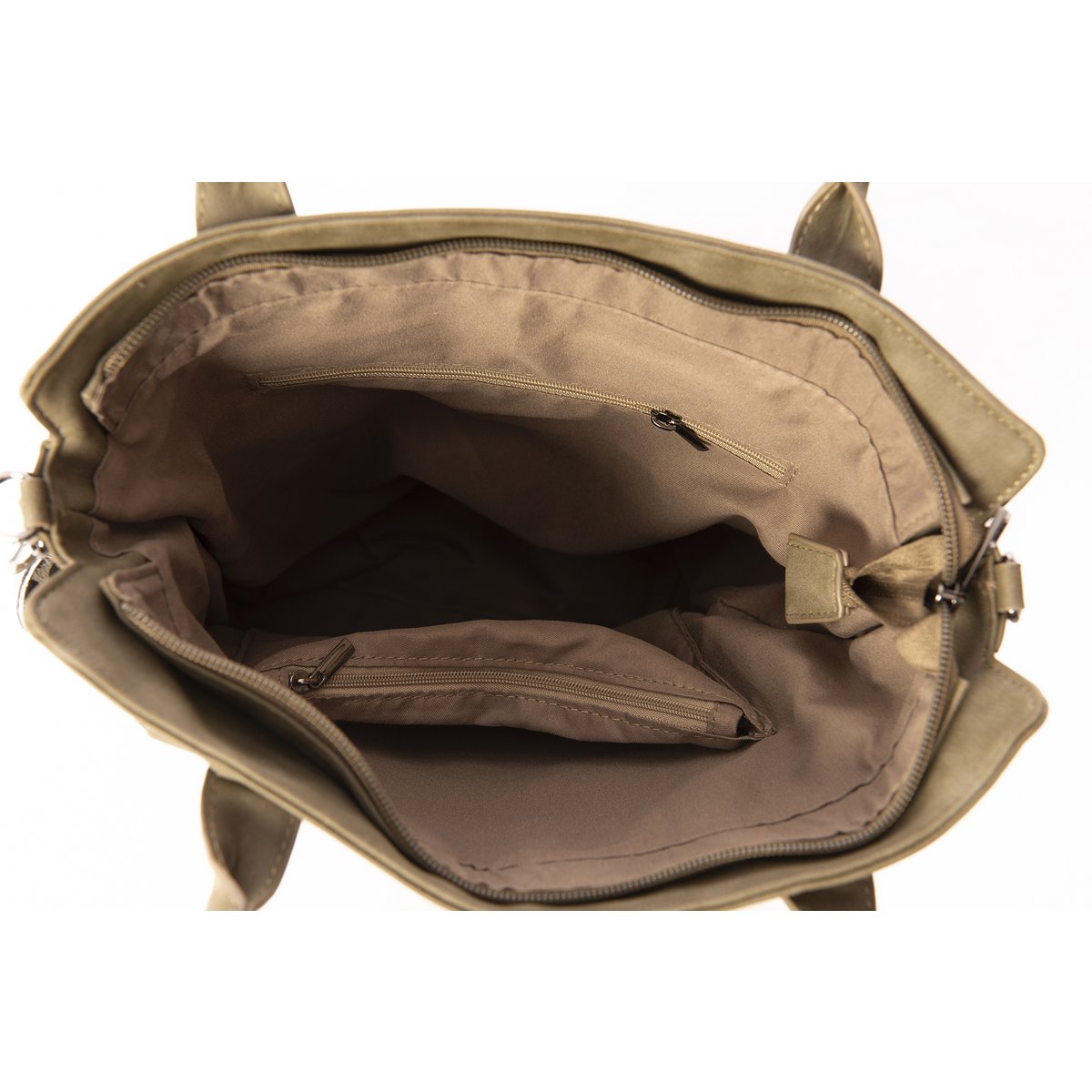 Hand/shoulder bag dark green
