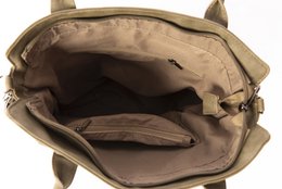 Hand/shoulder bag dark green