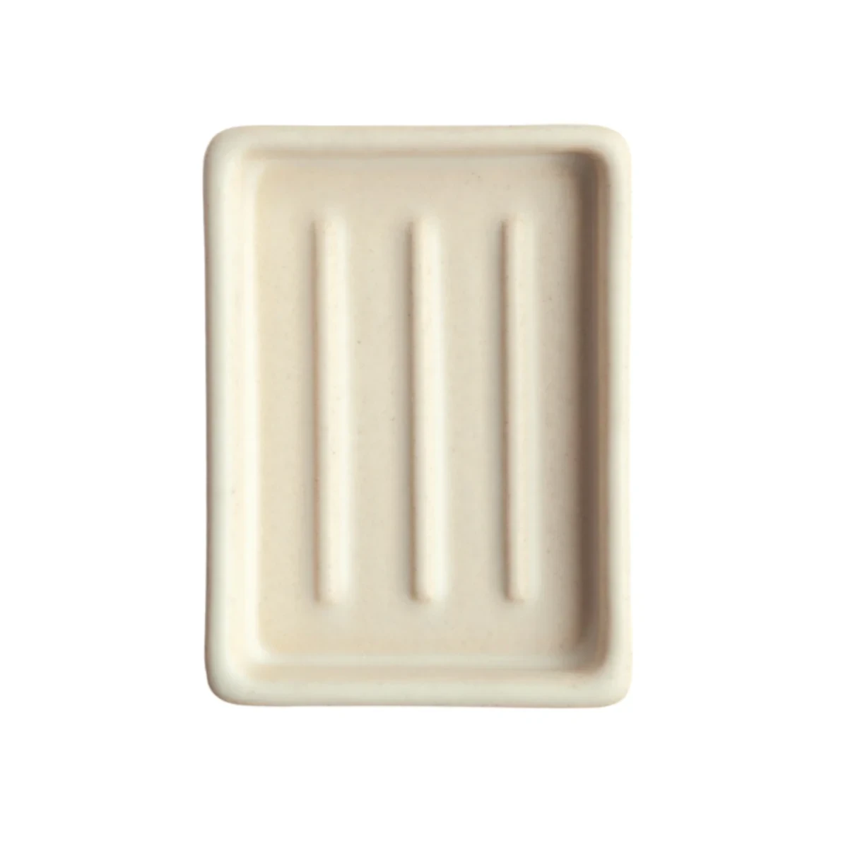 Portasapone in ceramica fatto a mano con costolette