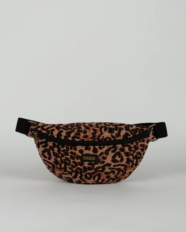 Leopard quiltet fanny pack