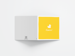 Greeting Card Baby 'Hurrah!'