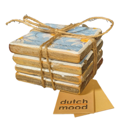 home deco old Dutch coast daisies in blue