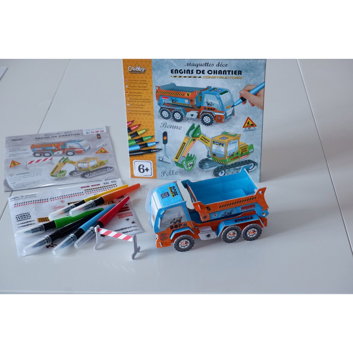 Dekorative Modelle "Baumaschinen"