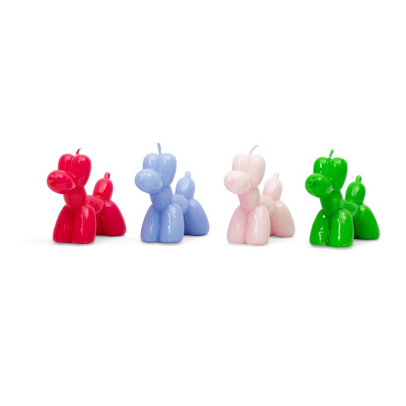 PINK BALLOON DOG CANDLE HF