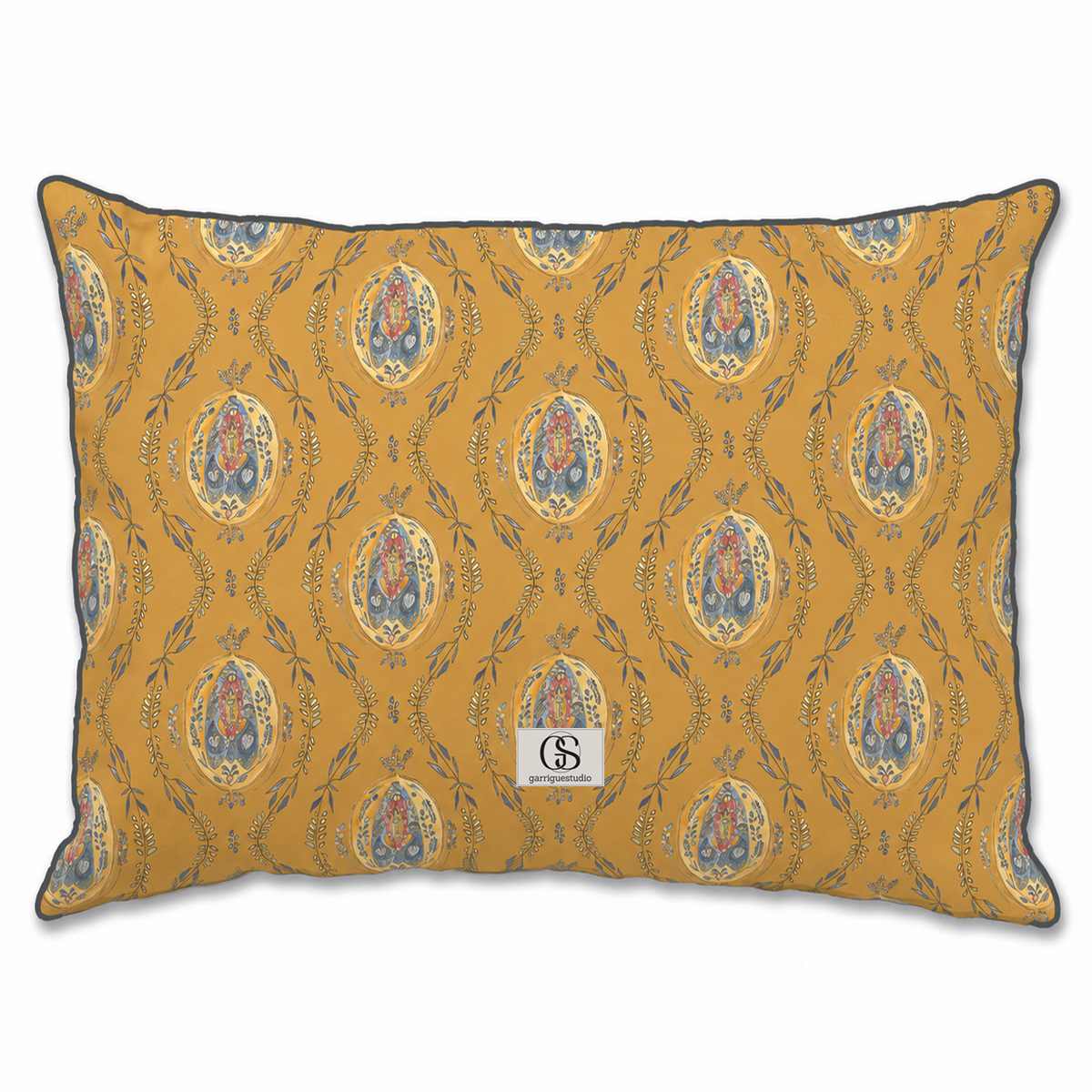 Cushion cover - 60x40 cm - SUZANNE - Ocher
