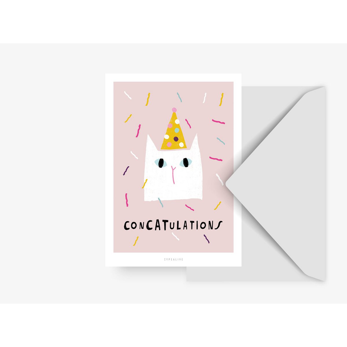 Postkarte / ConCATulations