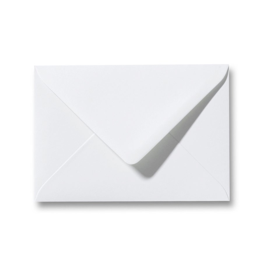 Carte A6 pliée avec enveloppe