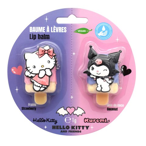 Hello Kitty und Freunde, viele 2 Lippenbalsame, Lippenpflege, duftend, schmeck