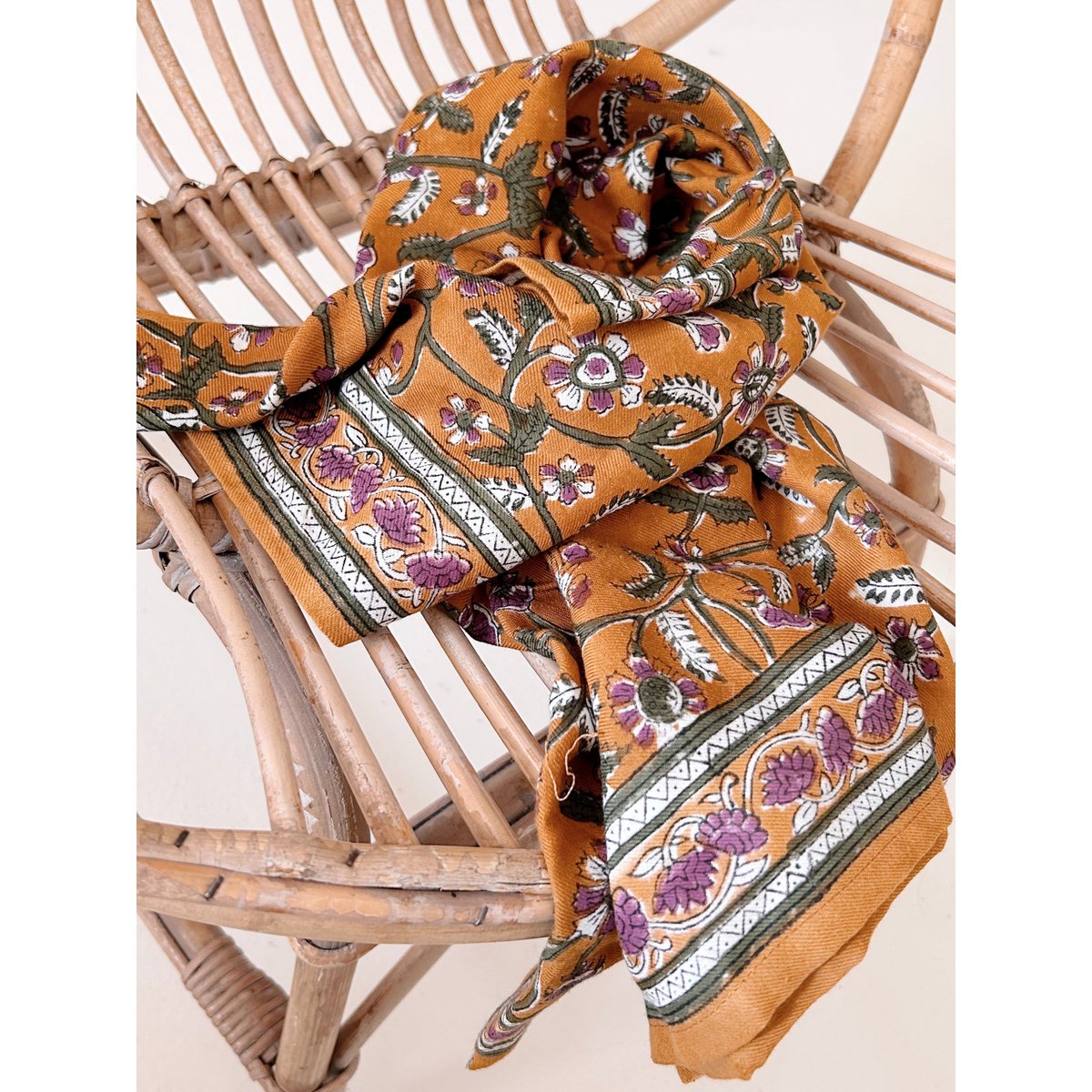 Foulard Adulte Delhi Komijn 100 cm
