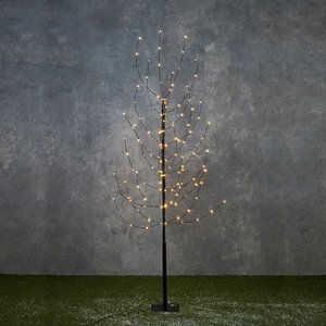 Artificial Christmas tree illuminated Warm white