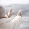Fäustlinge für Kinder aus Merinowolle und Kaschmir