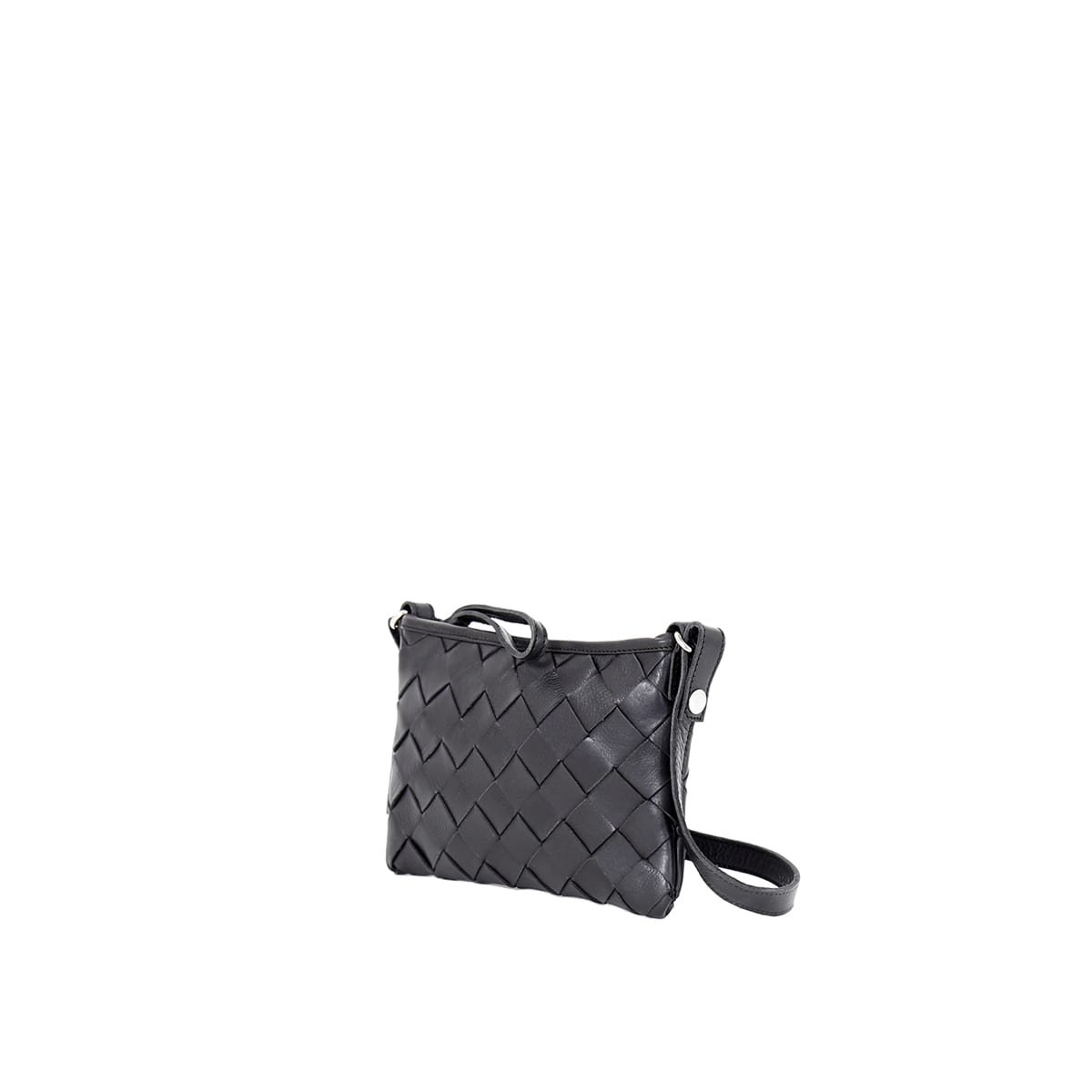 Toarie Woven Clutch Lille Sort