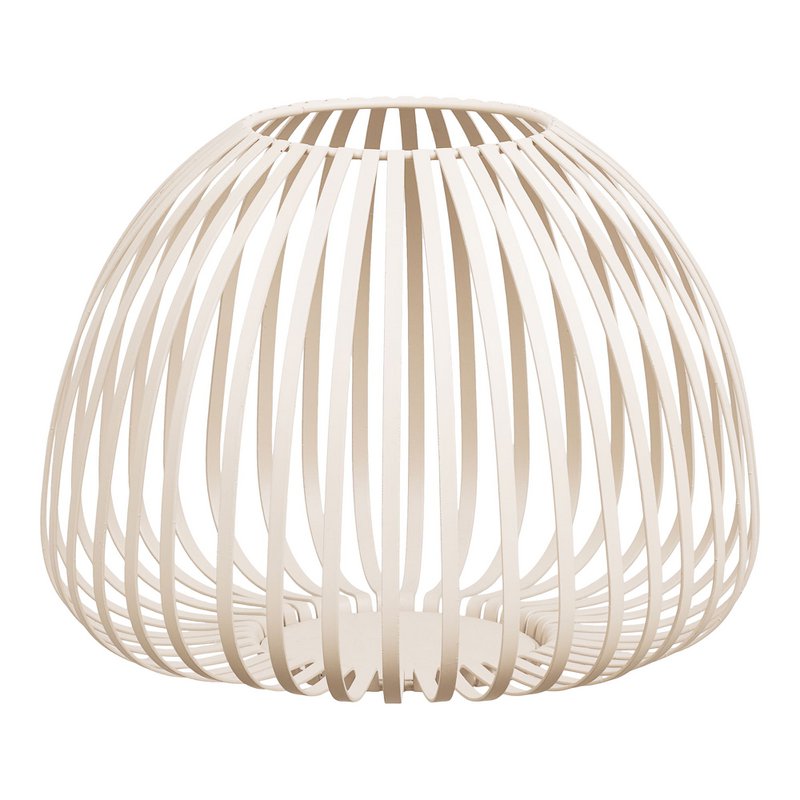 Stoense Lantaarn, metaal, beige, ø25x19 cm