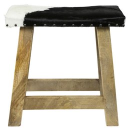 Bench cow black and white 46cm