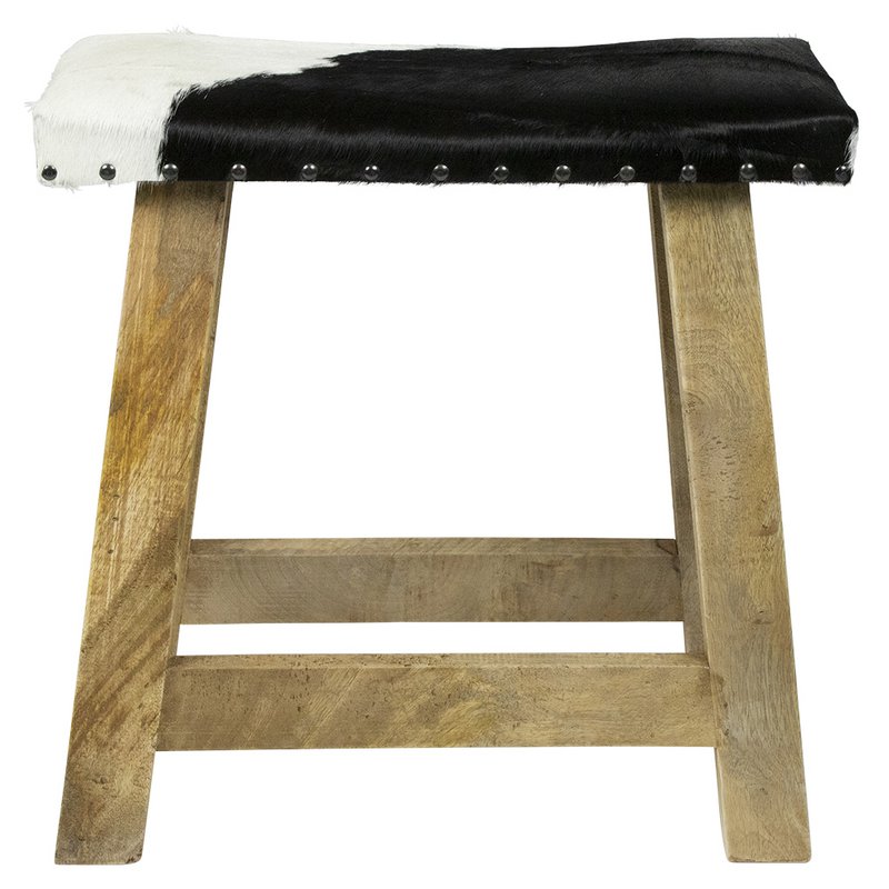 Bench cow black and white 46cm