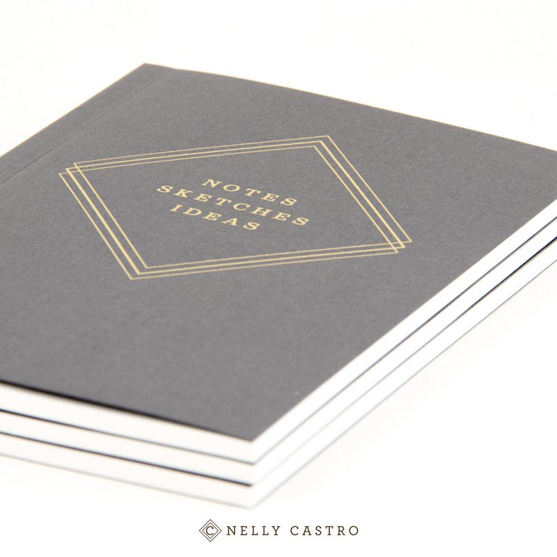 Notebook Denim Grey