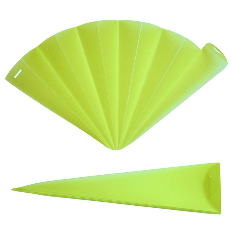 Hand fan, fan, fan, lime translucent