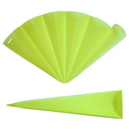 Éventail à main, éventail, éventail, citron vert translucide