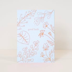 Postkarte 'Viel Glück'