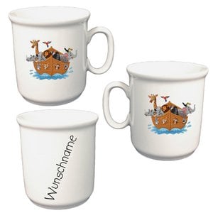 Cup of children's cup ark Noah with desired name
